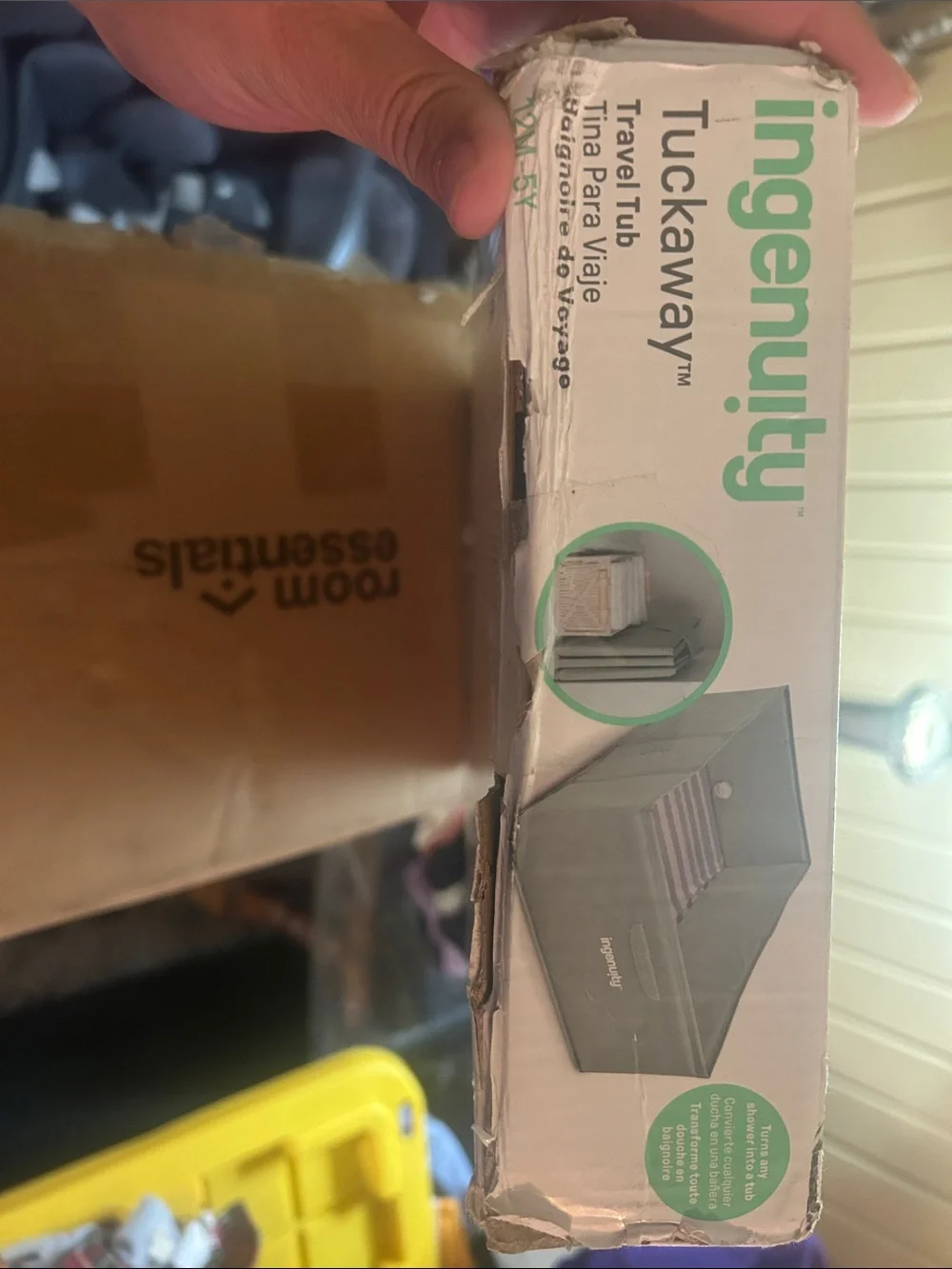 Ingenuity Tuckaway Portable Crib - Sage Green